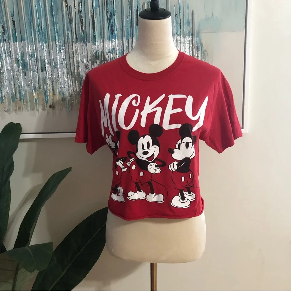 Disney mickey mouse tee size S , red color - Picture 1 of 6